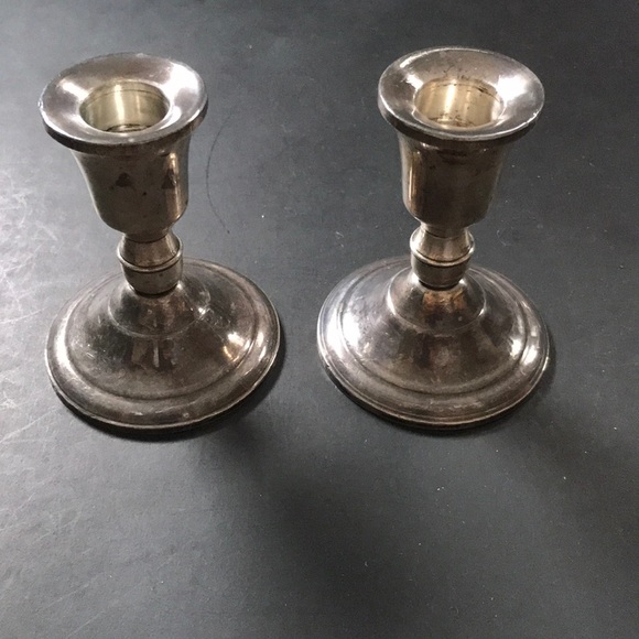 Vintage Other - Medium Sterling Silver candle holders by Duchin